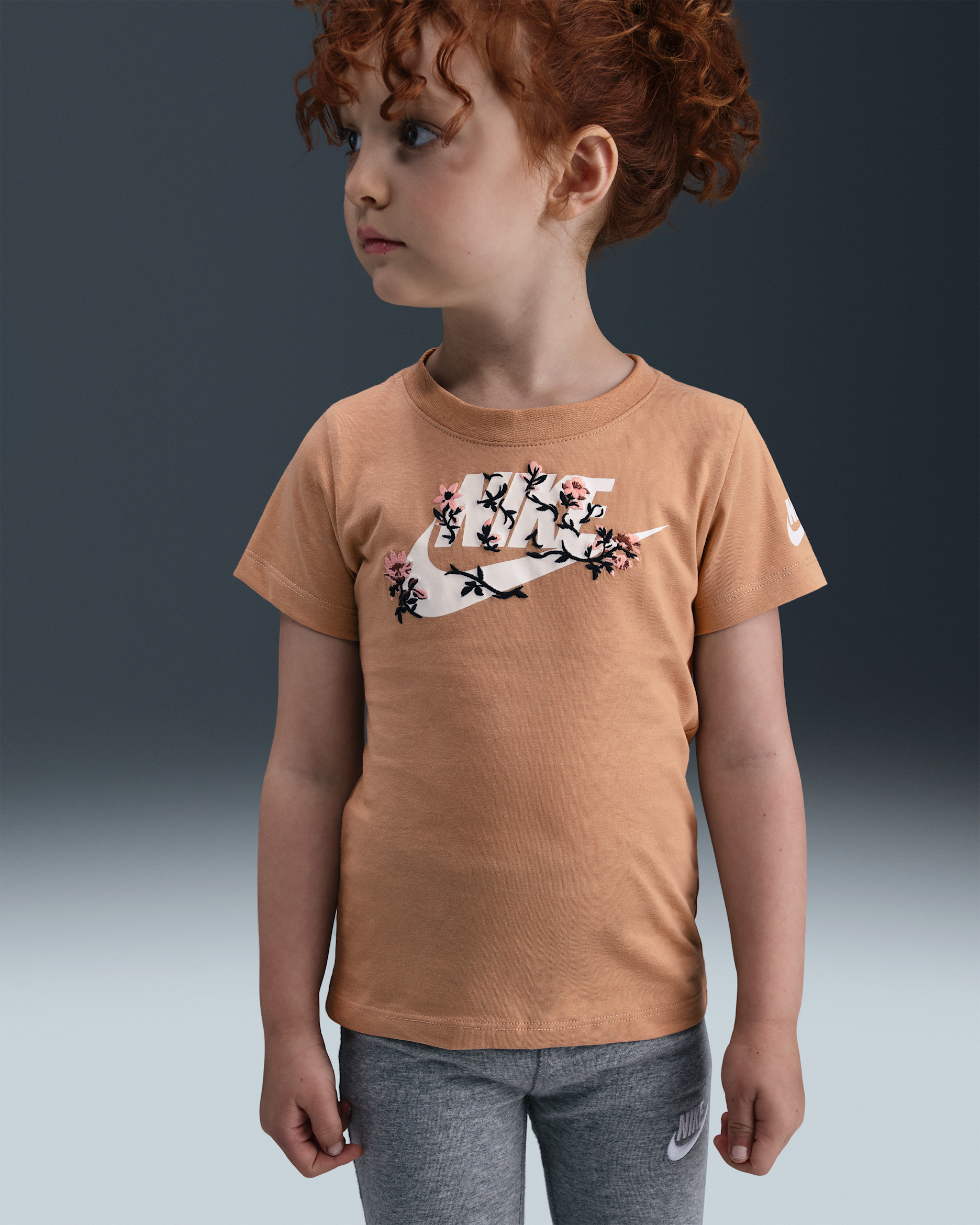 Miei T　0324 Nike Little Kids' Floral Futura T-Shirt. Nike.com